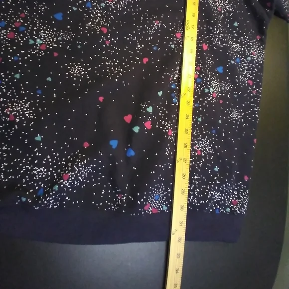 Woman Within Heart Design Sweatshirt Size 4x Colorful Festive Casual - Picture 6 of 9